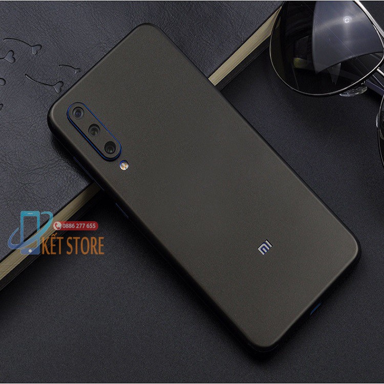 Skin dán mặt lưng full viền Xiaomi Mi8, Mi9, Mi8SE, Mi9SE, Mi8Pro, Redmi Note 7Pro cắt lộ LOGO đẹp mắt