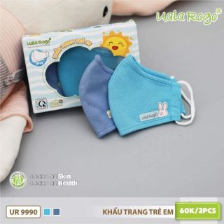UalaRogo - Khẩu trang cho bé (Màu ngẫu nhiên - Set 2 cái)