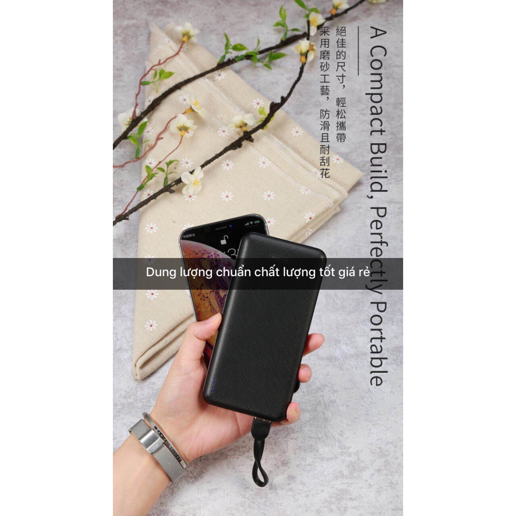 [Giá Rẻ] Sạc dự phòng WK DESIGN WP-075 10.000mAh