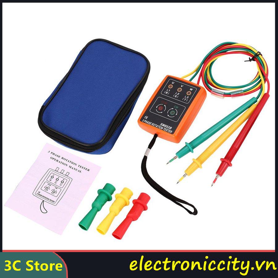 Bộ kiểm tra chỉ báo 3 pha xoay SM852B 60V-600V chất lượng cao
