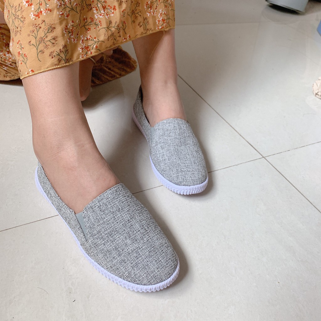Giày lười nữ tiện lợi kết hợp nhiều trang phục kiểu đế bệt SO2