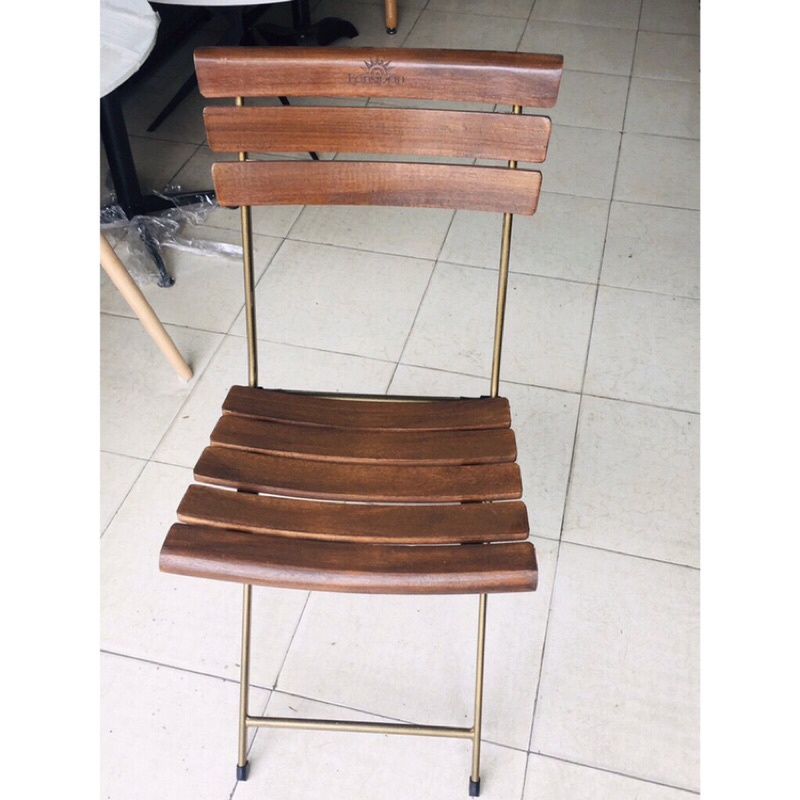 Ghế gỗ FANSIPAN (lưng cong,ngồi cong,sơn đồng)- Ghế cafe - Ghế nhà hàng