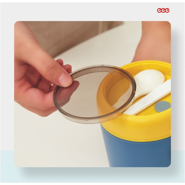 [Kèm thìa] Cốc inox giữ nhiệt đựng canh, cháo mang đi, Cốc inox tròn kèm thìa | BigBuy360 - bigbuy360.vn