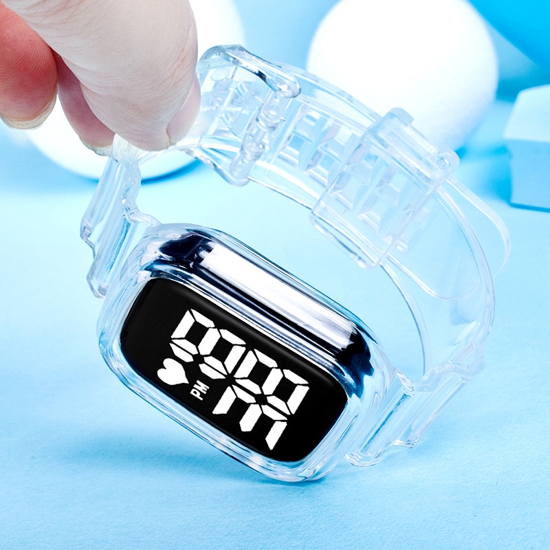 LWCC D02 Đồng hồ thể thao chống thấm nước có đèn led kiểu dáng thời trang