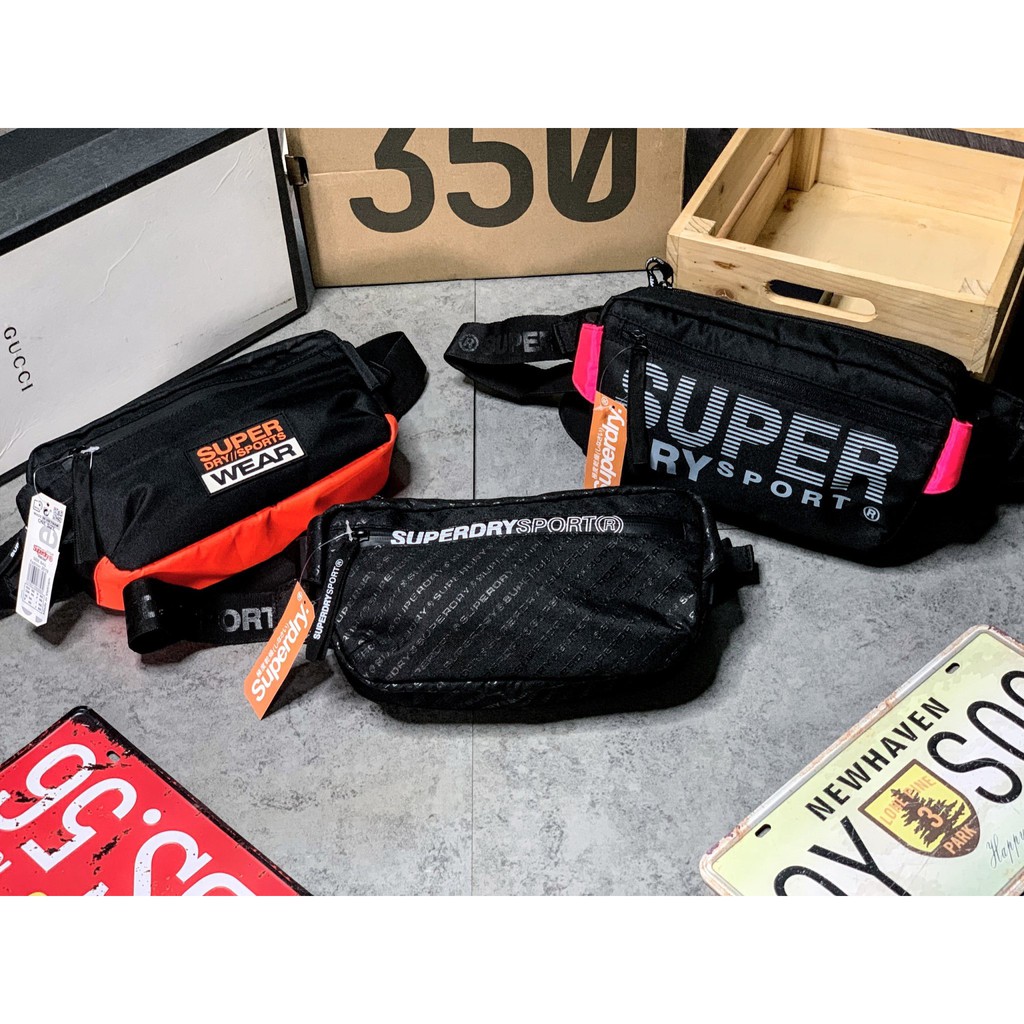 Túi Đeo Chéo Thời Trang  🍀FREESHIP🍀Crossbody Superdry Sport – Đen Cam