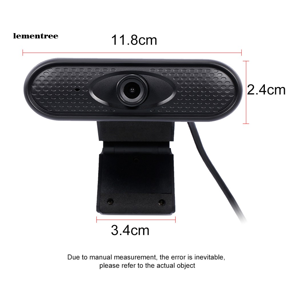 ✡WYB✡HD 1080P Home Webcam USB Video Recording Camera with Built-in Mic for Laptop PC