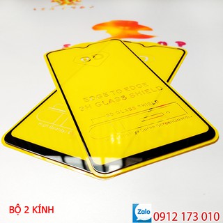 Bộ 2 Kính cường lực OPPO A5S Full màn hình / Dán full màn OPPO A5S - SEASHOP