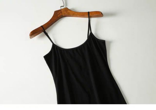 {5 màu} Váy 2 dây cotton dáng ôm-váy lót trong/váy ngủ (có sẵn) | BigBuy360 - bigbuy360.vn