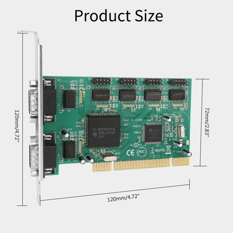 Thẻ Mở Rộng PCI Sang 6 Cổng Serial Port RS232