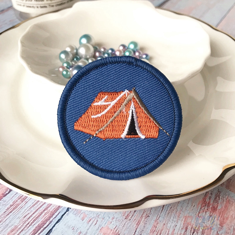 ☸ Boy Scout - Outdoor Iron-on Patch ☸ 1Pc/3Pcs DIY Sew on Iron on Badges Patches （Size：5cm*5cm）