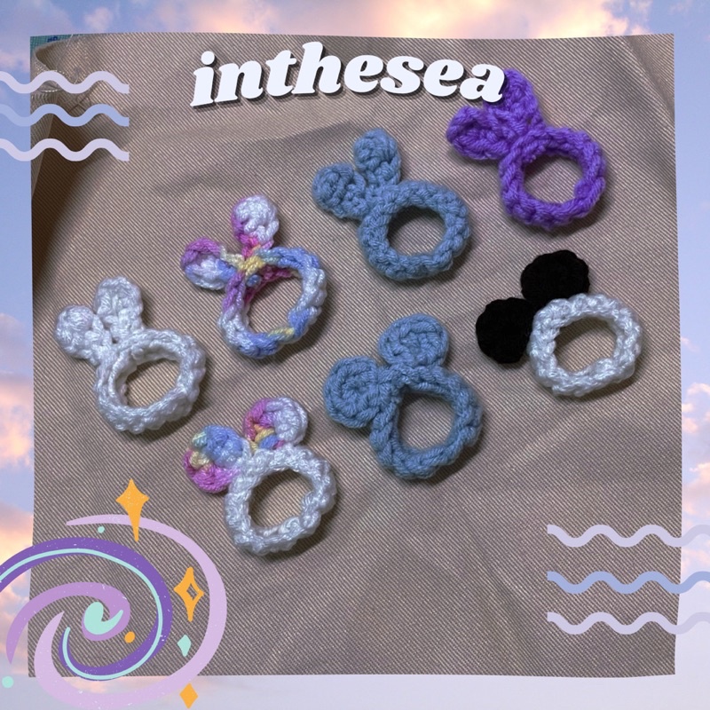 Nhẫn Len Thỏ Và Gấu Dễ Thương