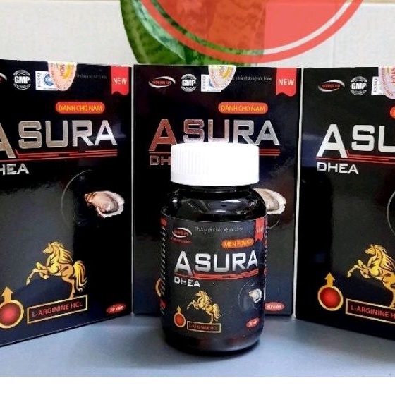 ASURA DHEA- hỗ trợ cải thiện sinh lý nam Hộp 30 viên ( thực phẩm bảo vệ sức khỏe)