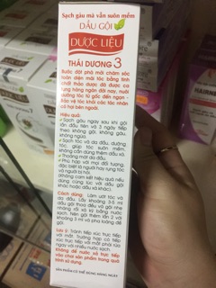 Dầu gội dược liệu THÁI DƯƠNG 3