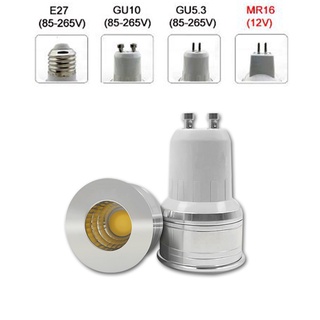 Gu10 gu5.3 e27 spotlight 1w 3w 220v bóng đèn led mr16 12v góc chùm 30 độ cho gia đình tiết kiệm năng lượng bóng đèn trong nhà cho đèn bàn