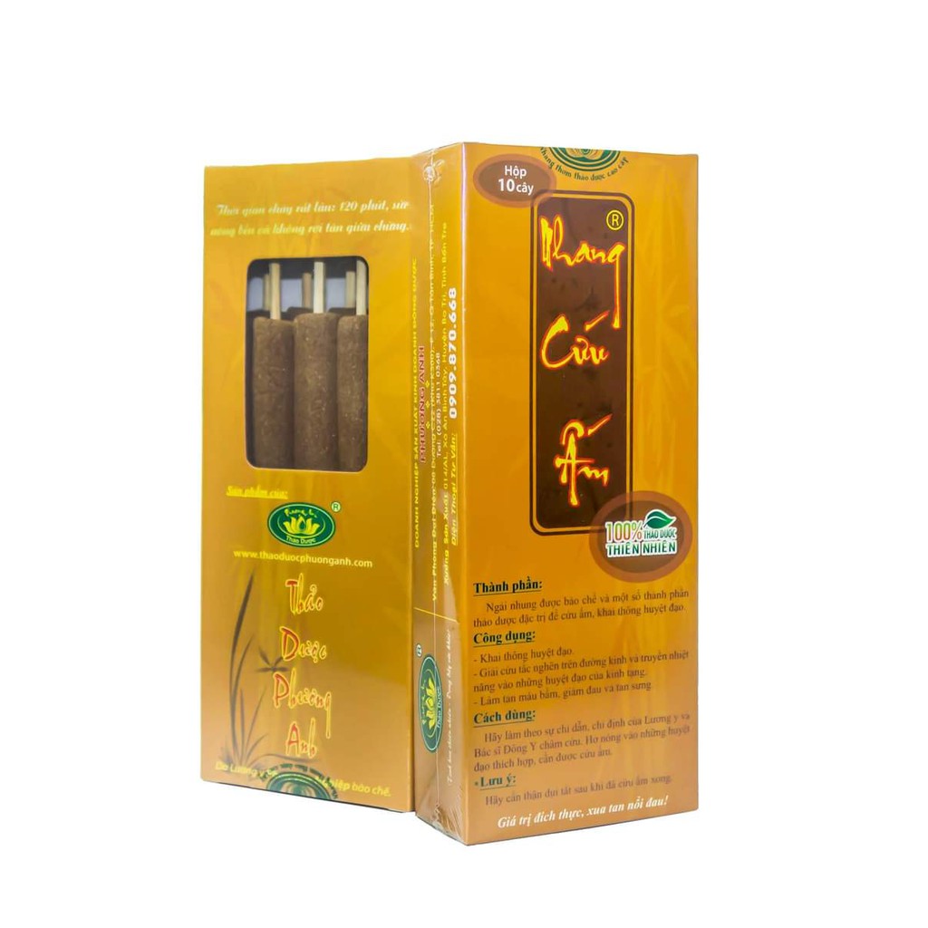 Nhang thảo dược sạch 100% - nhang Cứu ấm