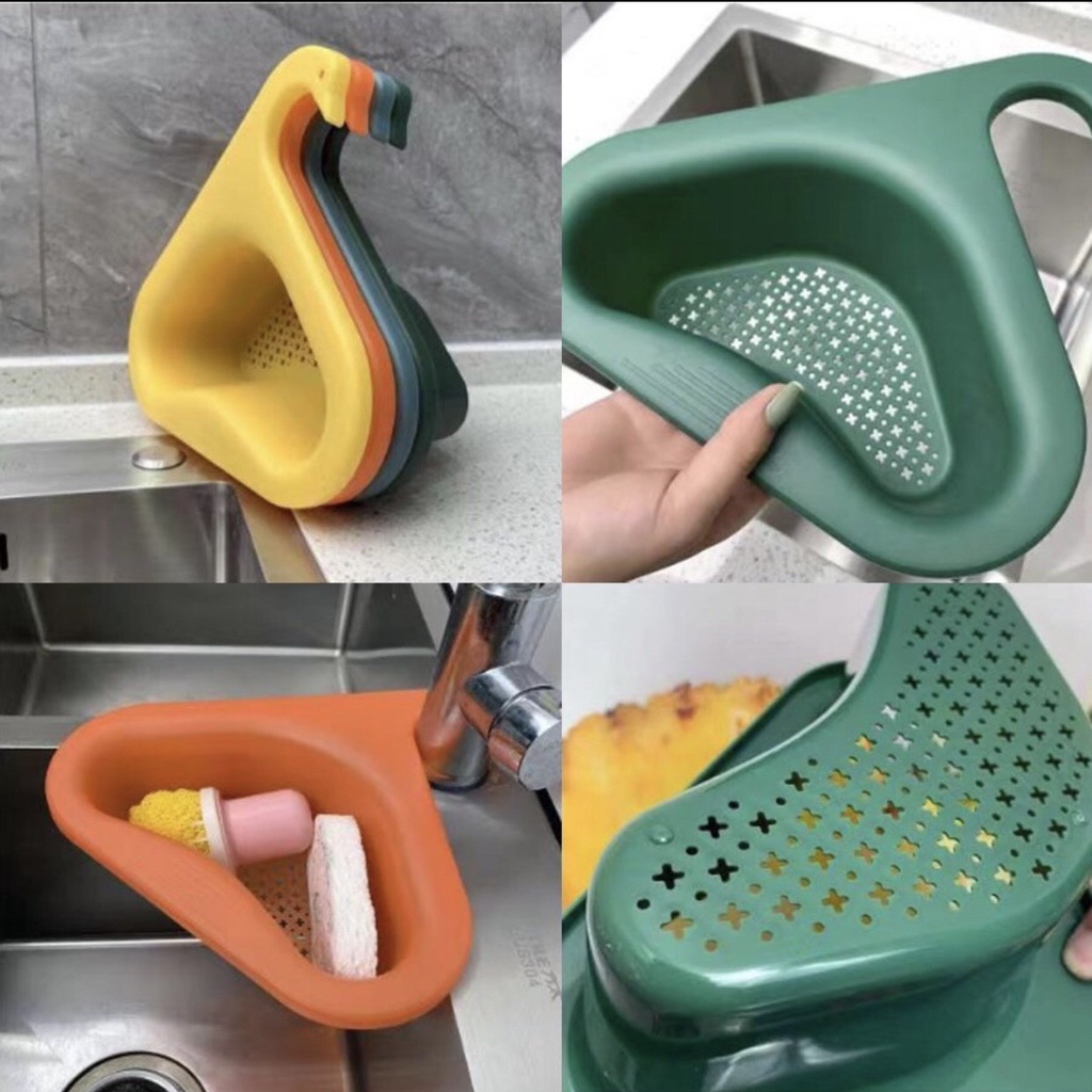 Khay Lọc Rác Gắn Vòi Rửa Bát - Khay Lọc Rác Đa Năng  Thiên Nga Cao Cấp