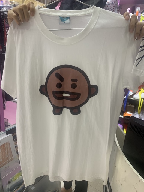 Áo phông BT21 ngắn tay - Áo Tata Cooky Chimmy Shooky