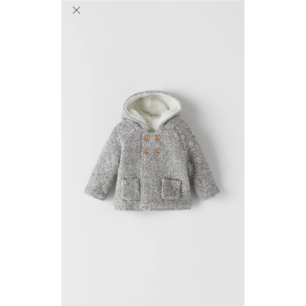 Áo khoác lông ZARA siêu ấm cho bé
