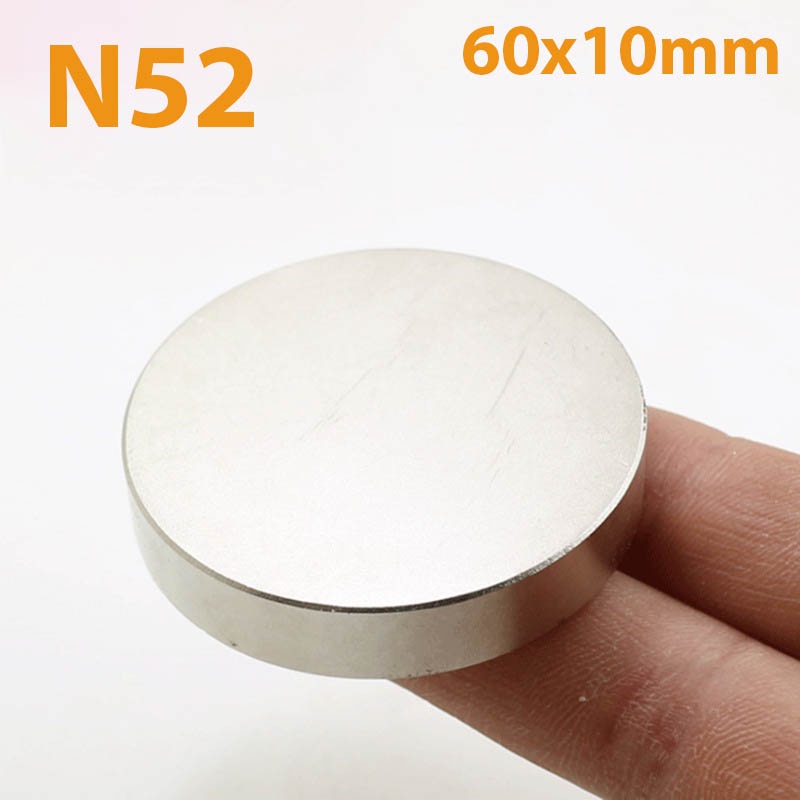 Nam châm chế tạo tua bin điện gió siêu mạnh N52 kích thước 60x10mm