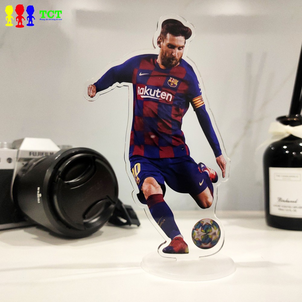 Mô hình tượng Acrylic Standee cầu thủ Messi Ronaldo Neymar Halaand Mabpee