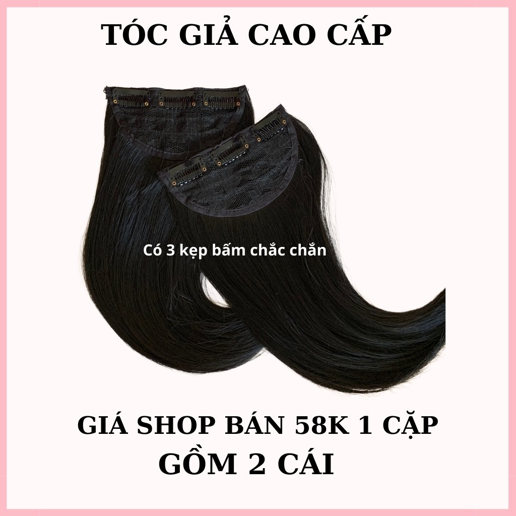 Tóc giả kẹp phồng ❤️FREESHIP❤️ kẹp phím phồng tóc 2 bên - giá 1 cặp ( gồm 2 cái 2 bên )