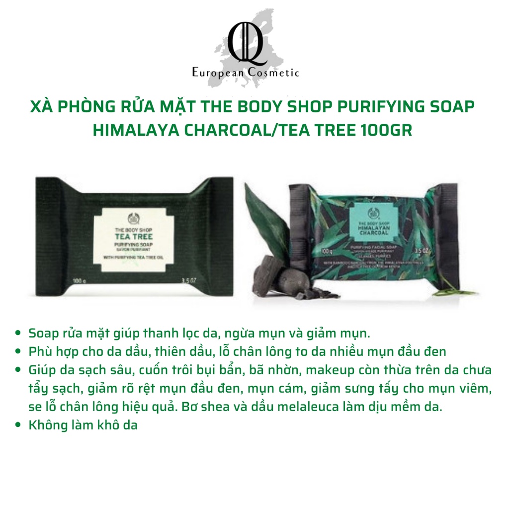 Xà phòng rửa mặt the body shop 100gr