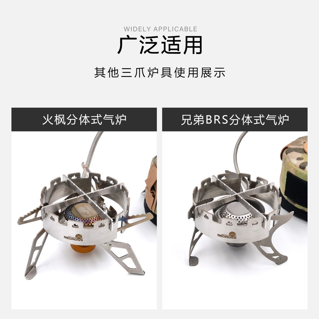 Bếp Lò Bằng Thép Không Gỉ Chống Gió ANB60 Kèm Hộp Đựng