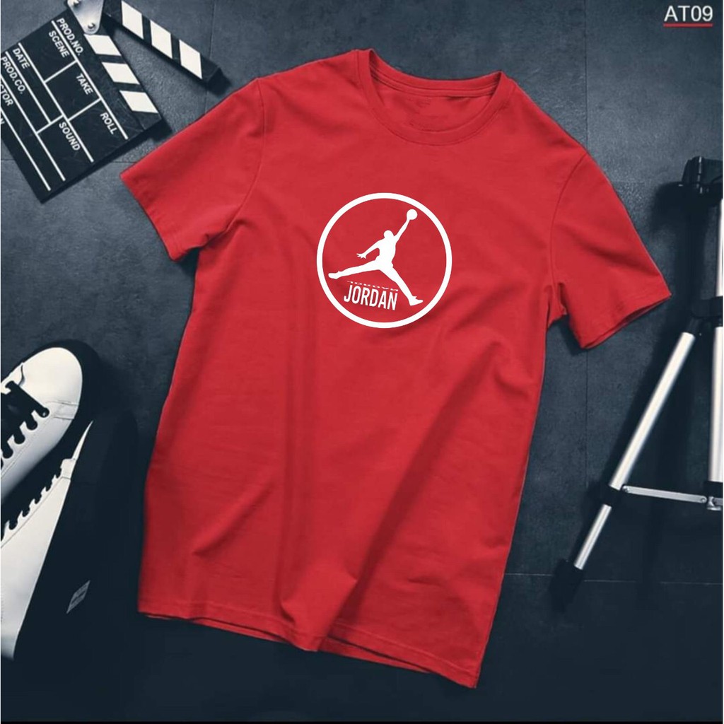 [Mã FAMARAL1 giảm 10K đơn 50K] Áo thun áo thun jordan đủ màu ( Đen, Trắng, Vàng, Đỏ )