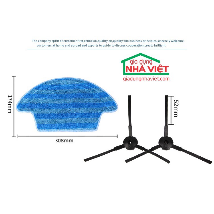 Phụ kiện robot hút bụi Ecovacs CEN540 CEN546 CR120 X500 X580 KK8