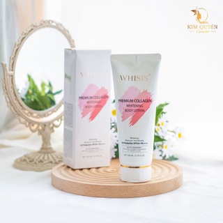 Kem Dưỡng Thể Trắng Da WHISIS Chống Nắng - Premium Collagen Whitening Body Lotion 200ml