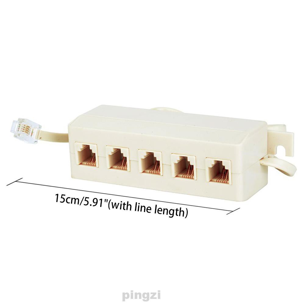 Ổ Cắm 5 Cổng Kết Nối Điện Thoại Rj11 6p4c