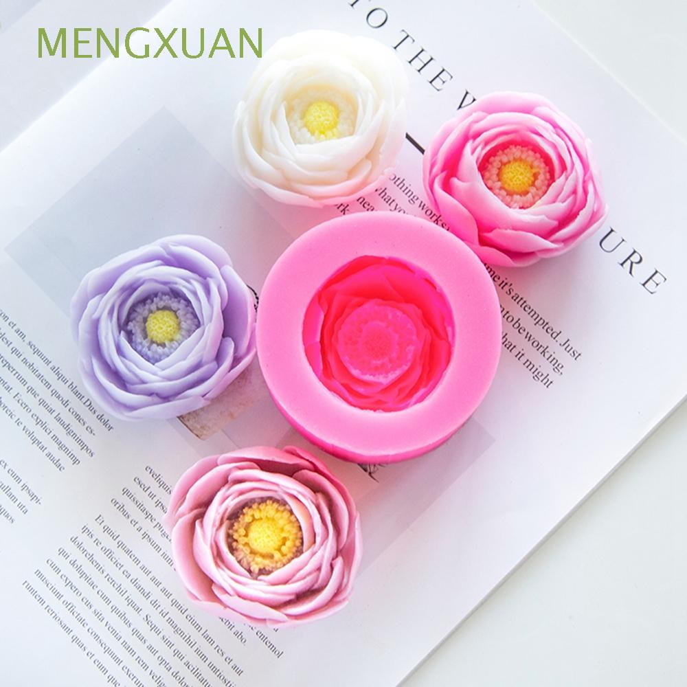 Khuôn Silicon Làm Bánh Đa Năng Tạo Hình Hoa Mẫu Đơn Sáng Tạo