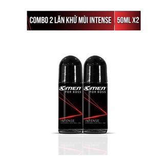 Combo 2 lăn khử mùi xmen for boss hương intense, luxury, motion, legend 50ml