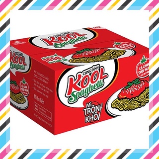 Mì trộn kool spaghetti (thùng x 12 hộp 105g) Cung Đình
