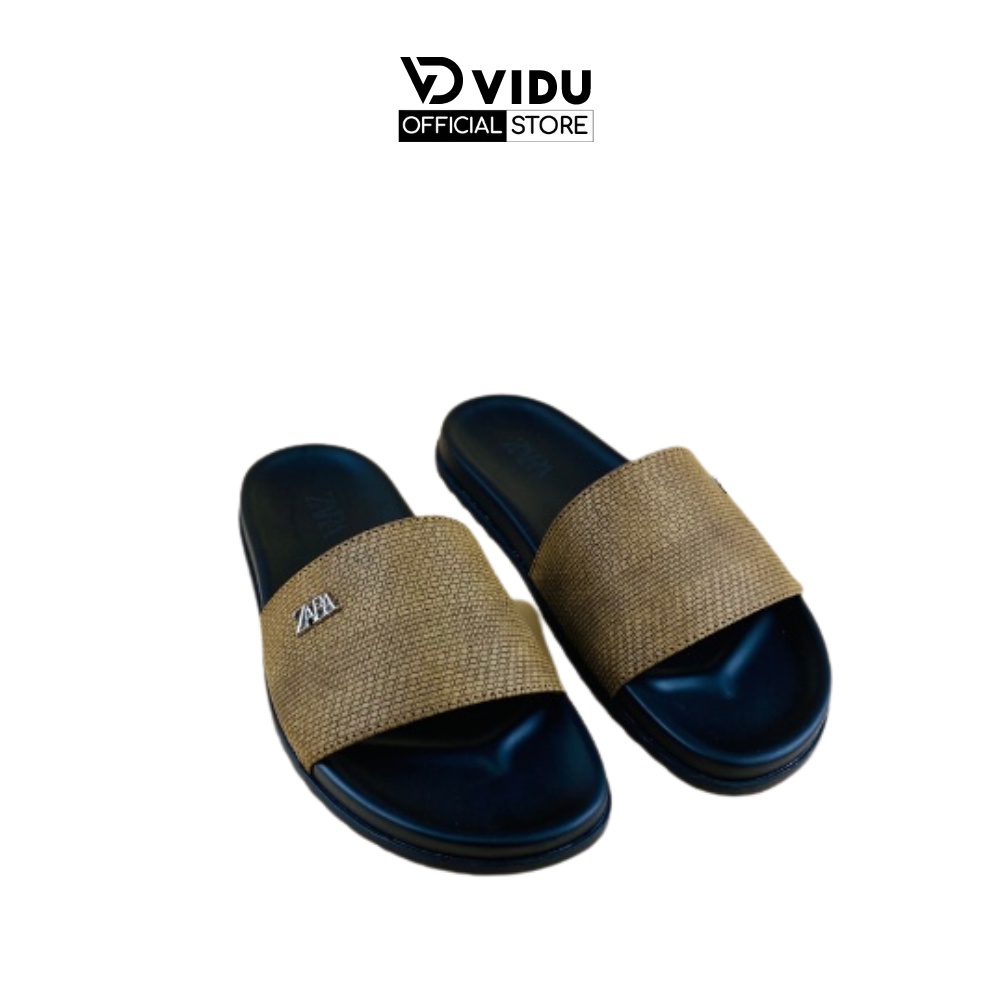 Dép nam thời trang ZARA ViDu 21107 màu vàng bò đế cao su đúc chắc chắn, siêu êm chân