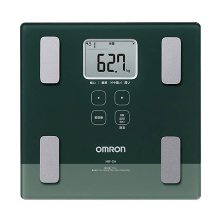 Cân sức khỏe Omron HBF-224 điện tử kiểm soát cân nặng và lượng mỡ cơ thể