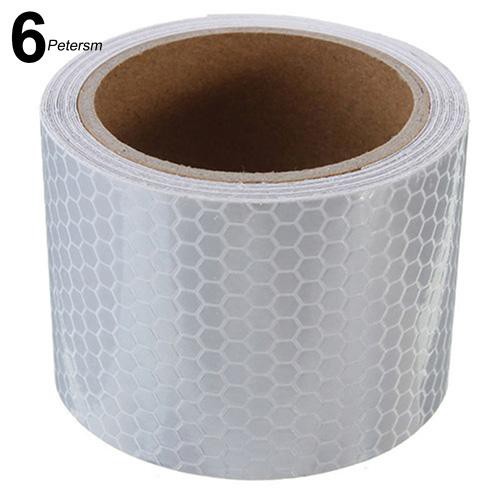 Cuộn băng dính phản quang cảnh báo an toàn chuyên dụng 3m x 50mm tiện lợi