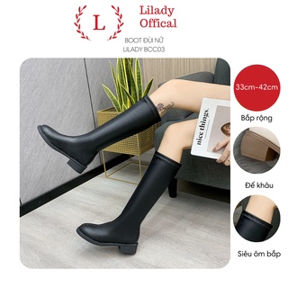 boot đùi cao cổ đế bệt 3-4 phân. Bốt đùi cao cổ - Boot cao cổ - Bốt cao cổ - giày cao cổ