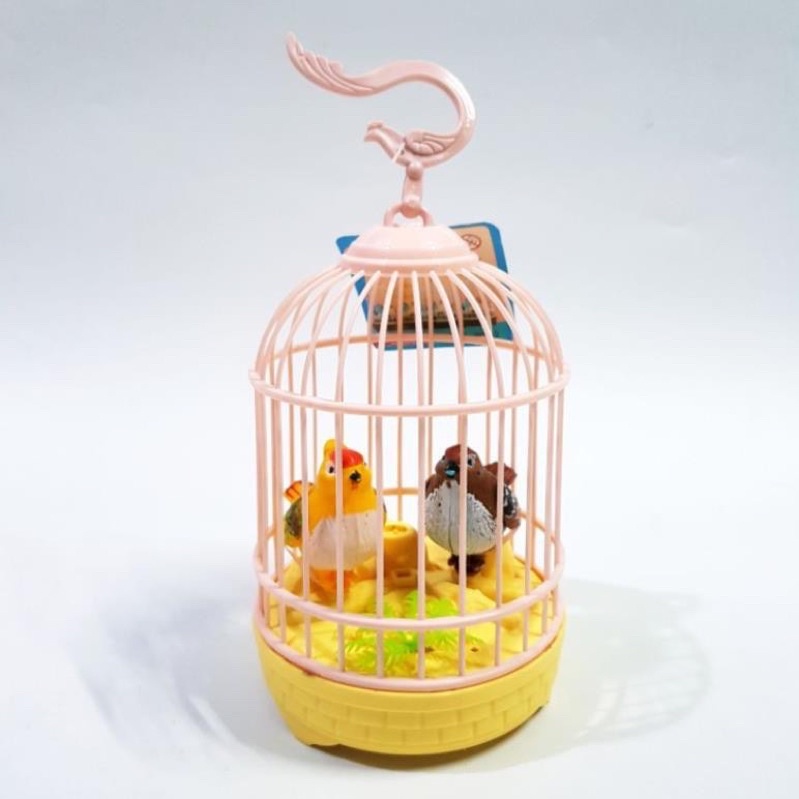 Lồng Chim Đồ Chơi Có Nhạc Đèn, Tiếng Chim Hót
