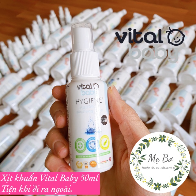 [DATE 10/21][Vital Baby] XỊT KHUẨN/NƯỚC TIỆT TRÙNG VITAL BABY CHUẨN UK CHO BÉ VÀ GIA ĐÌNH