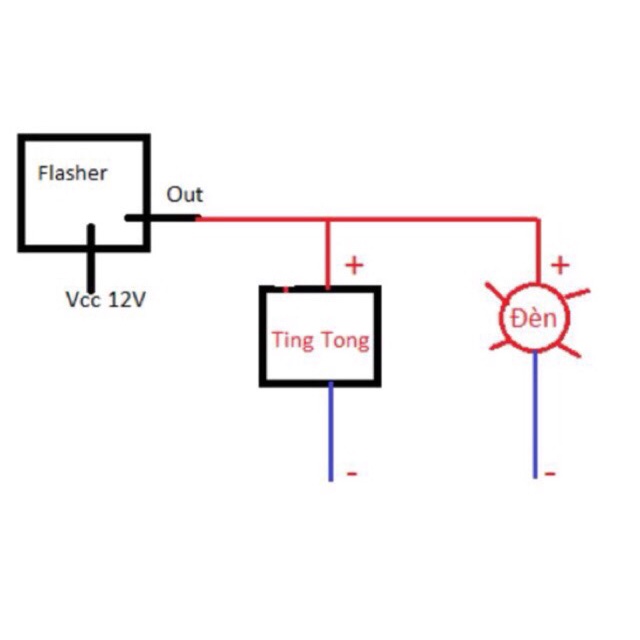 Xi nhan/ chớp kêu Ting Tong dùng mọi loại xe