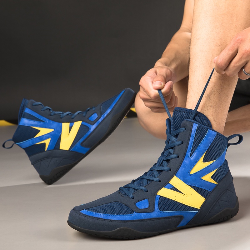 Giày Tập Đấm Bốc Chuyên Dụng Nhiều Màu Sắc Kích Thước Lớn Chống Trượt Cho Nam Và Nữ