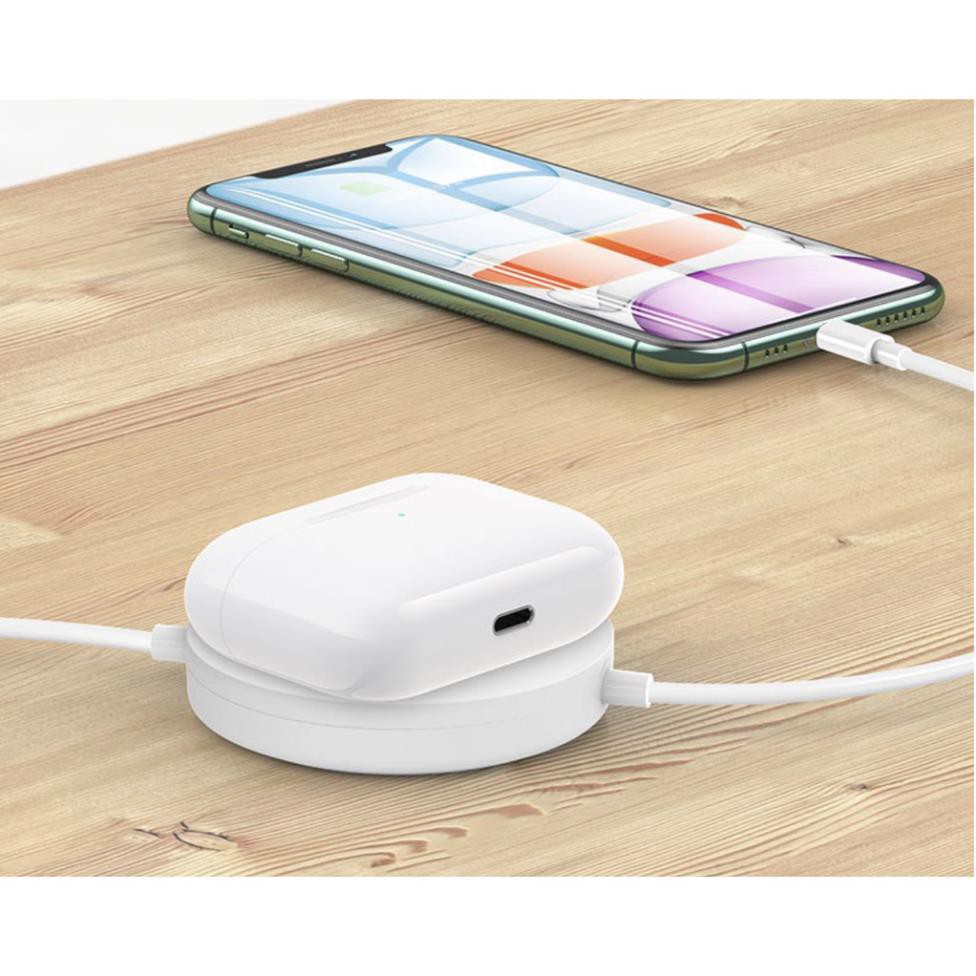 Đế sạc không dây 3in1 cho Iphone/Apple Watch/ Airpods tích hợp cáp sạc Lightning USAMS - Home and Garden