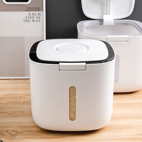 Thùng đựng gạo Ecoco cao cấp nắp đậy thông minh, chống ẩm mốc, côn trùng, nhựa ABS an toàn