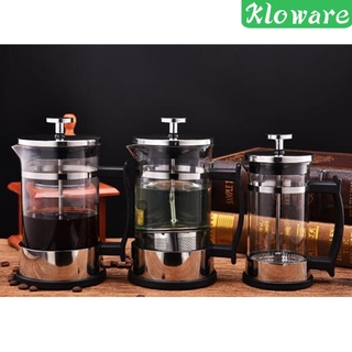 [Kloware] Máy pha cà phê thủy tinh không gỉ 350ml / 1-2Cup