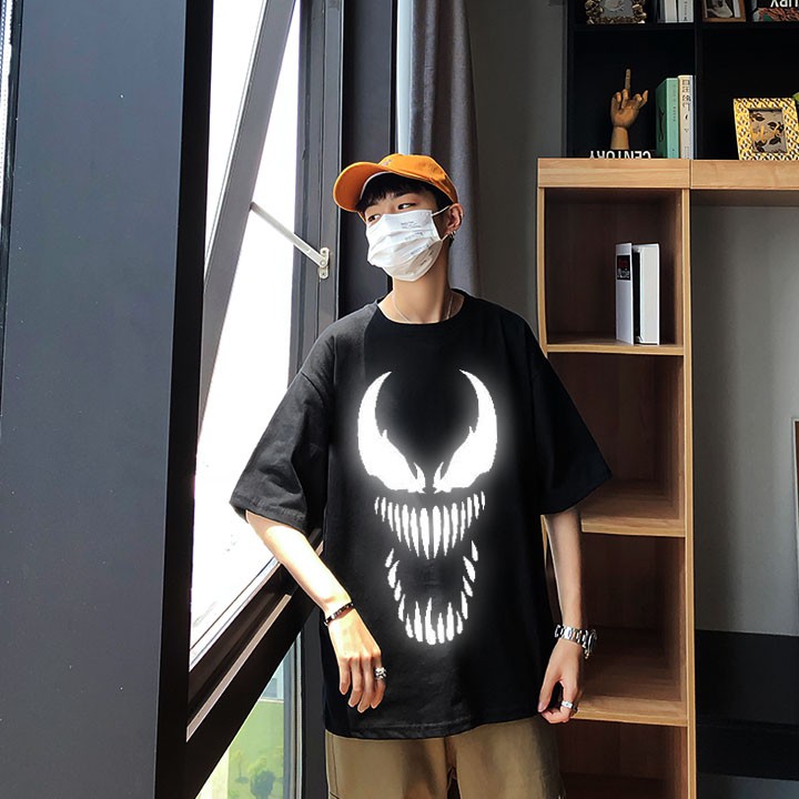 (CÓ VIDEO)ÁO THUN PHẢN QUANG TAY LỠ VENOM