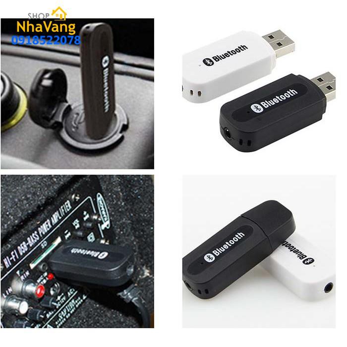 HCM USB Bluetooth Chuyển Loa Nghe Nhạc Receiver BT-163