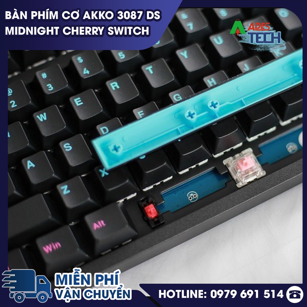 Bàn phím cơ AKKO 3087 DS Midnight  | Bảo Hành Chính Hãng 12 Tháng