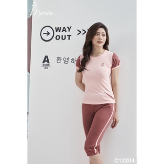 Bộ đồ mặc nhà nữ thể thao cotton mềm mịn mát MỘC Eva C12204
