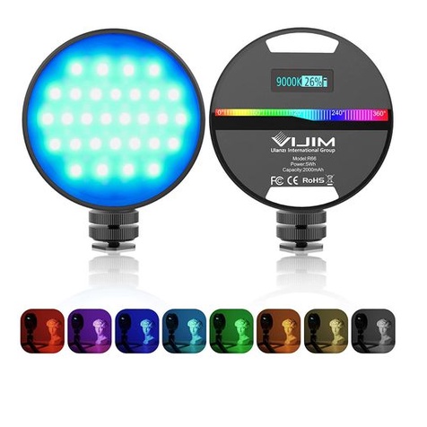 Đèn Led Ulanzi R66 RGB Trợ Sáng Chụp Ảnh, Quay Phim Cho Máy Ảnh, Điện Thoại, Gopro 2500K-9000K